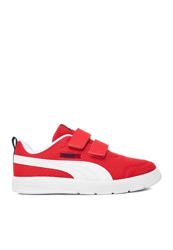Sneakersy Puma. Kolor: czerwony. Materiał: mesh