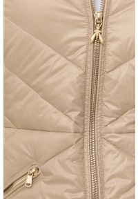 Patrizia Pepe kurtka puchowa damska kolor beżowy przejściowa. Kolor: beżowy. Materiał: puch #2