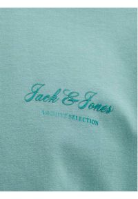 Jack & Jones T-Shirt Earchive 12287990 Turkusowy Regular Fit. Kolor: turkusowy. Materiał: bawełna #6