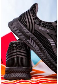 Casu - Czarne buty sportowe sznurowane casu 20y01/g. Kolor: czarny, szary, wielokolorowy #1