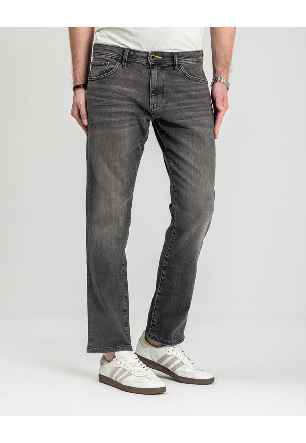 Męskie Spodnie Jeansowe Tom Tailor TTJOSH REGULAR grey denim 1048363 10210