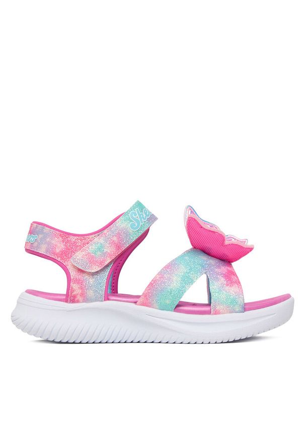 skechers - Sandały Skechers. Kolor: różowy
