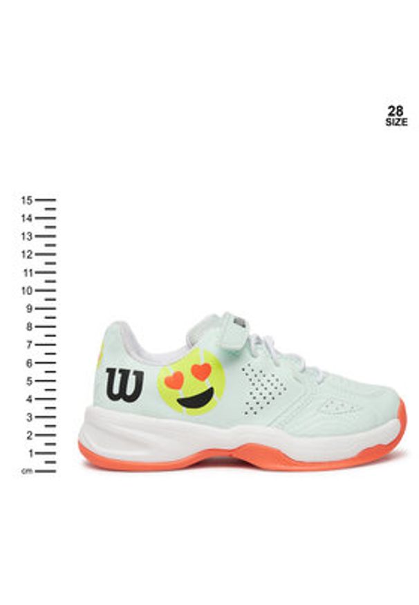 Wilson Buty do tenisa Kaos Emo K WRS331830 Zielony. Kolor: zielony. Materiał: skóra. Sport: tenis