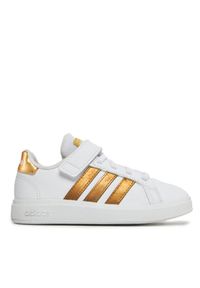 Adidas - adidas Buty Grand Court 2.0 El K GY2577 Biały. Kolor: biały