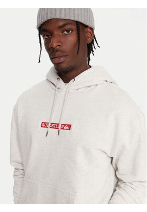 Quiksilver Bluza Dna EQYFT05121 Szary Oversize. Kolor: szary. Materiał: bawełna