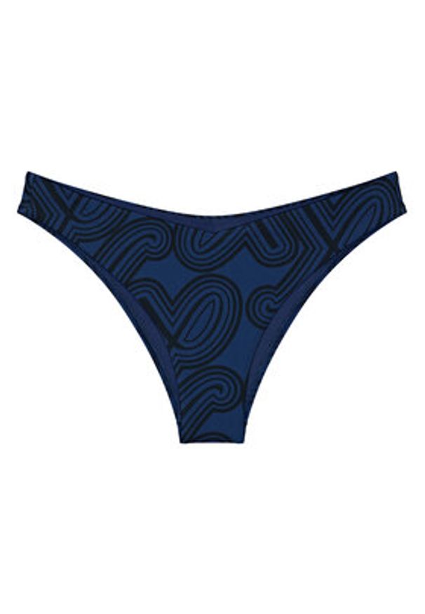 Triumph Dół od bikini Flex Smart Summer 10222143 Granatowy. Kolor: niebieski. Materiał: syntetyk