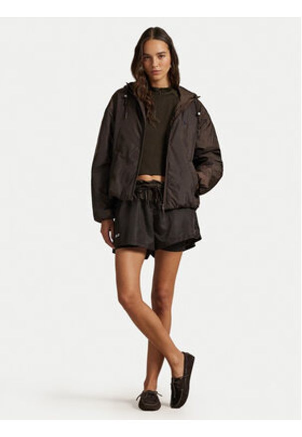 Polo Ralph Lauren Kurtka przejściowa 211A93243003 Brązowy Relaxed Fit. Typ kołnierza: polo. Kolor: brązowy. Materiał: syntetyk