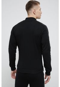 Guess Bluza męska kolor czarny z aplikacją. Okazja: na co dzień. Kolor: czarny. Materiał: bawełna. Wzór: aplikacja. Styl: casual #3