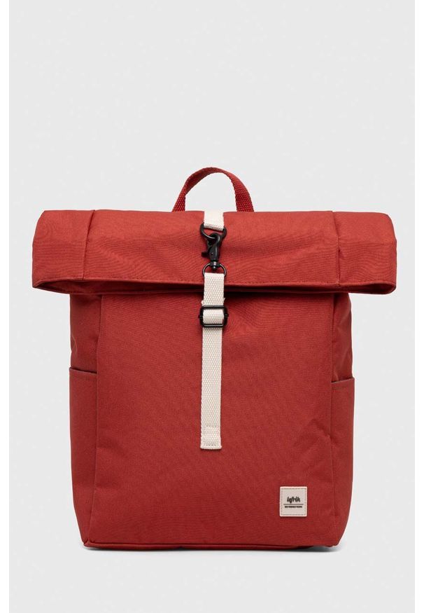 Lefrik plecak ROLL MINI kolor czerwony duży wzorzysty. Kolor: czerwony