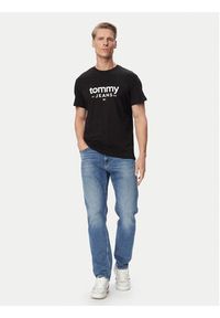 Tommy Jeans T-Shirt Graphic DM0DM23376 Czarny Slim Fit. Kolor: czarny. Materiał: bawełna #2