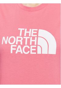 The North Face T-Shirt Easy NF0A4M5P Różowy Relaxed Fit. Kolor: różowy. Materiał: bawełna