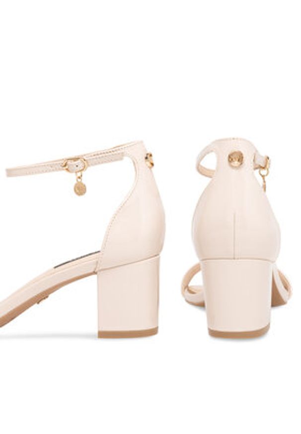 Nine West Sandały WFA2625-1 Beżowy. Kolor: beżowy. Materiał: syntetyk