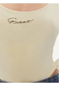 Guess Body Allycia V4RP05 KC2V0 Beżowy Slim Fit. Kolor: beżowy. Materiał: syntetyk #2