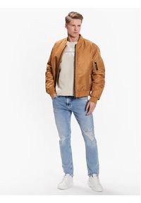 Calvin Klein Jeans Bluza J30J323160 Beżowy Regular Fit. Kolor: beżowy. Materiał: bawełna #3
