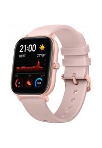 Smartwatch AMAZFIT GTS Różowy. Rodzaj zegarka: smartwatch. Kolor: różowy. Styl: elegancki #1
