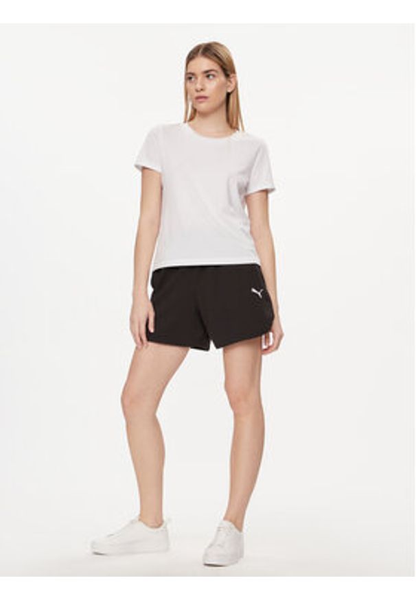 Puma Szorty sportowe HER 678701 Czarny Regular Fit. Kolor: czarny. Materiał: syntetyk, bawełna