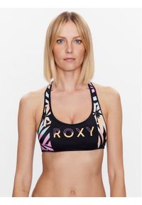 Roxy Góra od bikini Active ERJX304962 Czarny. Kolor: czarny. Materiał: syntetyk