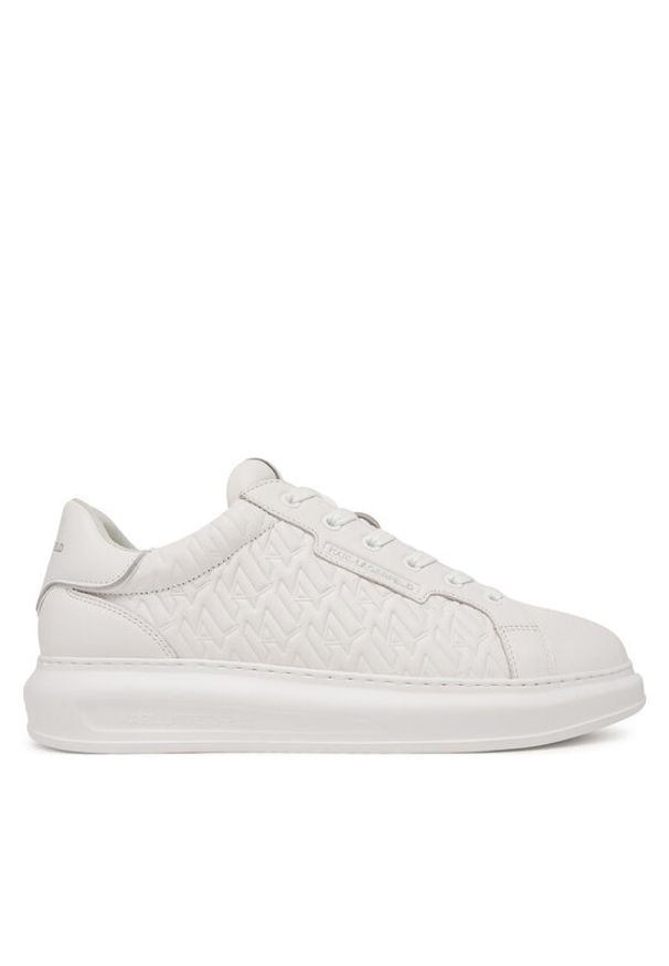 Karl Lagerfeld - KARL LAGERFELD Sneakersy KL52549T Biały. Kolor: biały. Materiał: skóra