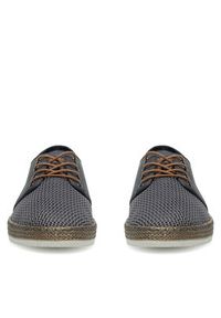 Rieker Półbuty B5249-45 Szary. Kolor: szary. Materiał: materiał #7
