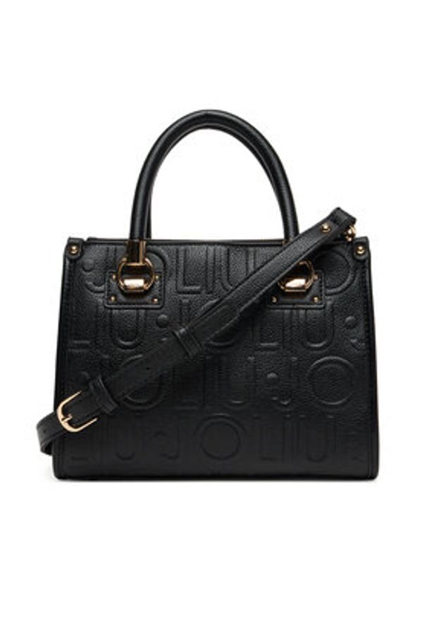 Liu Jo Torebka Ecs S Satchel AF5163 E0538 Czarny. Kolor: czarny. Materiał: skórzane
