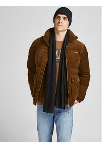 Jack & Jones - Jack&Jones Zestaw Szalik i Czapka 12163827 Czarny. Kolor: czarny. Materiał: syntetyk