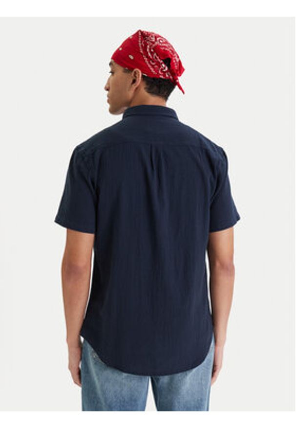 Quiksilver Koszula Time Box EQYWT04622 Granatowy Regular Fit. Kolor: niebieski. Materiał: bawełna