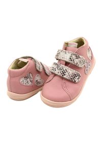 Trzewiki na rzepy Mazurek 1264 Pink Snake różowe. Zapięcie: rzepy. Kolor: różowy. Materiał: skóra. Sezon: jesień, wiosna #5