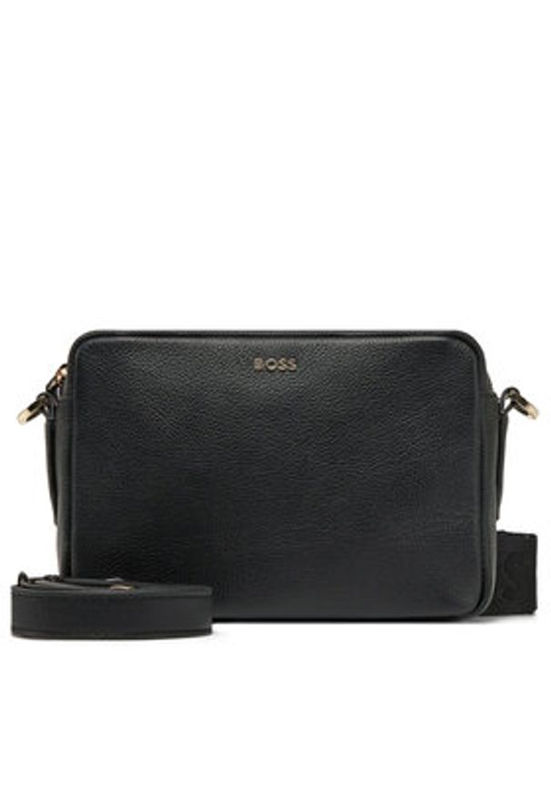 BOSS Torebka Alyce 50535985 Czarny. Kolor: czarny. Materiał: skórzane
