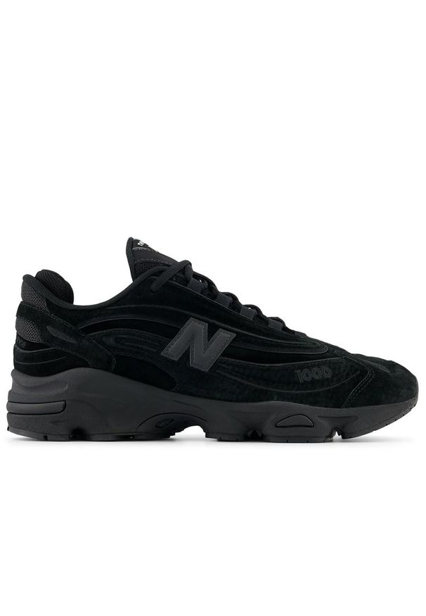 Buty New Balance M1000LA - czarne. Kolor: czarny. Materiał: zamsz, materiał, syntetyk. Szerokość cholewki: normalna
