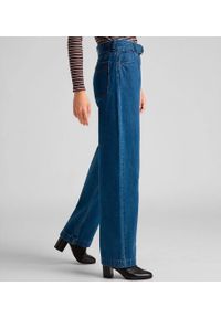 Lee - LEE BELTED HIGH WAIST STRAIGHT DAMSKIE SPODNIE JEANSOWE L30ZKEGT 112106903. Stan: podwyższony #4