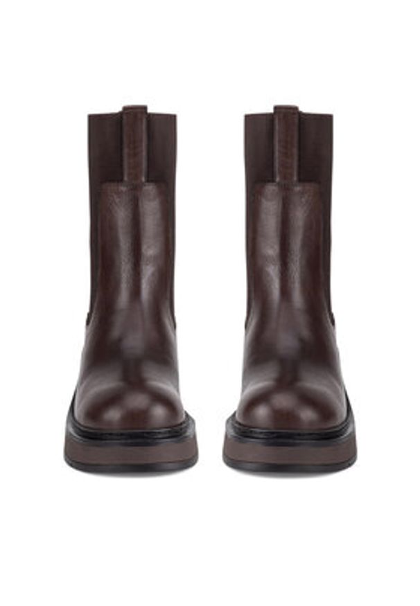 Gino Rossi Sztyblety AMI-01W4-002 Brązowy. Kolor: brązowy. Materiał: skóra