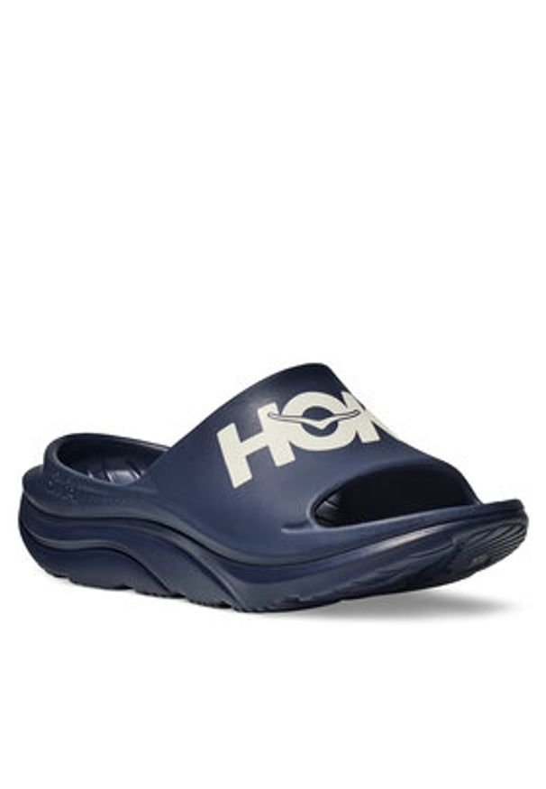 HOKA - Hoka Klapki Ora Athletic Slide 1155154 Granatowy. Kolor: niebieski