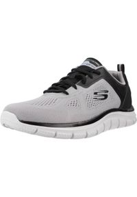 skechers - Buty SKECHERS TRACK Szary. Kolor: szary. Materiał: materiał #1