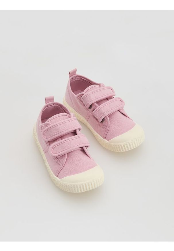 Reserved - Trampki barefoot - różowy. Kolor: różowy. Materiał: materiał, bawełna