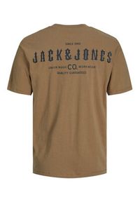Jack & Jones - Jack&Jones T-Shirt 12235135 Beżowy Relaxed Fit. Kolor: beżowy. Materiał: bawełna #7