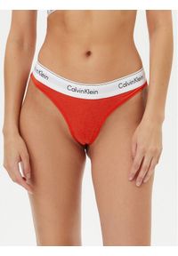 Calvin Klein Underwear Stringi 0000F3786E Czerwony. Kolor: czerwony. Materiał: bawełna