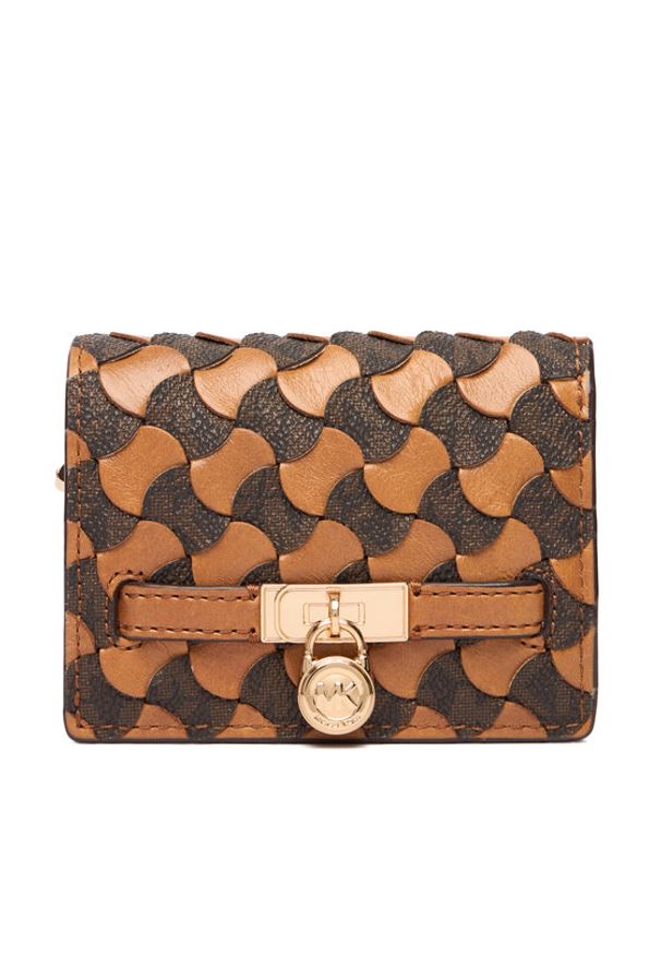 MICHAEL Michael Kors Portfel 32R6GNXD1T Brązowy. Kolor: brązowy. Materiał: skóra