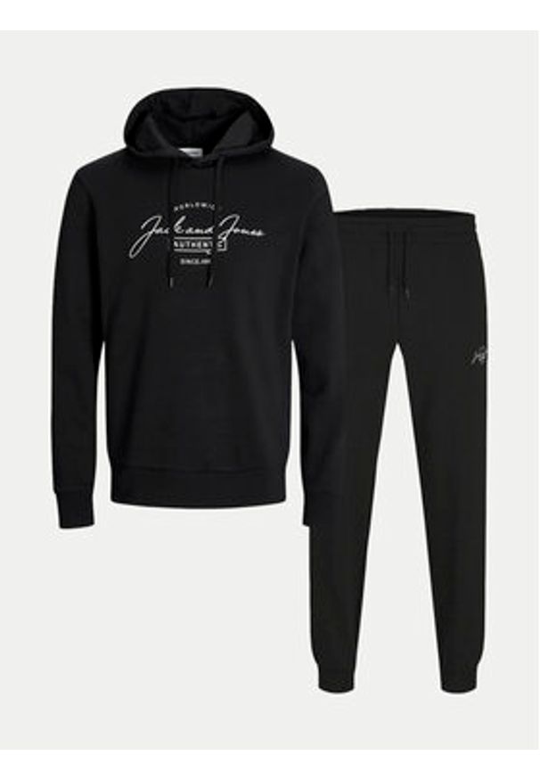 Jack & Jones - Jack&Jones Dres Ferris 12266296 Czarny Standard Fit. Kolor: czarny. Materiał: syntetyk, bawełna