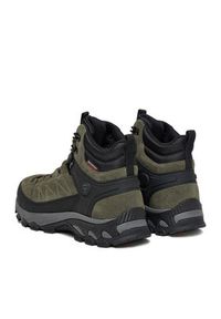 Hunter Trekkingi CEO-H8-352 Khaki. Kolor: brązowy. Materiał: skóra, zamsz. Sport: turystyka piesza