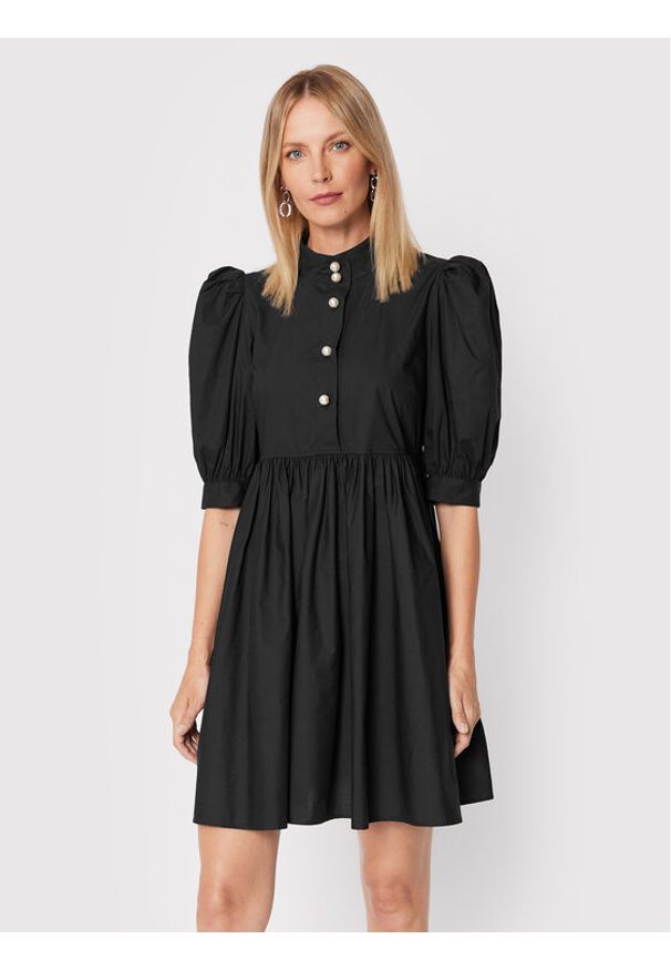 Sukienka codzienna Custommade. Okazja: na co dzień. Kolor: czarny. Materiał: bawełna. Typ sukienki: proste. Styl: casual