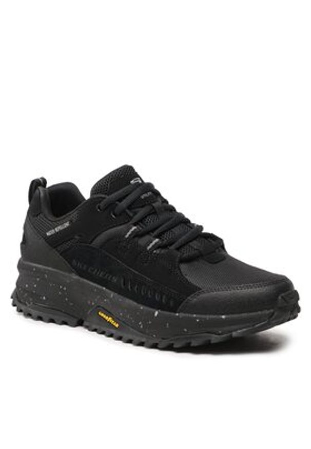 skechers - Skechers Trekkingi Road Sector 237219/BBK Czarny. Kolor: czarny. Materiał: nubuk, skóra. Sport: turystyka piesza