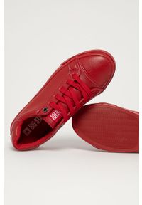 Big-Star - Big Star - Tenisówki. Nosek buta: okrągły. Zapięcie: sznurówki. Kolor: czerwony. Materiał: syntetyk, materiał, skóra ekologiczna, guma. Szerokość cholewki: normalna #3