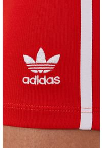 adidas Originals Kombinezon kolor pomarańczowy z dekoltem karo. Okazja: na co dzień. Kolor: pomarańczowy. Materiał: materiał, dzianina. Długość rękawa: na ramiączkach. Styl: casual #5