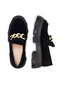 Badura Loafersy SOPHIA-01 Czarny. Kolor: czarny. Materiał: zamsz, skóra #5