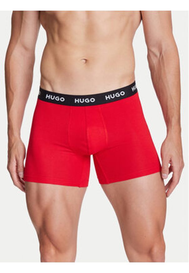 Hugo - HUGO Komplet bokserek 50532613 Kolorowy. Materiał: bawełna. Wzór: kolorowy