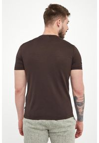 T-shirt męski dzianinowy Veredo JOOP!. Materiał: dzianina. Długość rękawa: krótki rękaw. Długość: krótkie #4