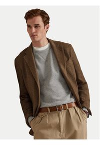 Polo Ralph Lauren Bluza 710766772004 Szary Regular Fit. Typ kołnierza: polo. Kolor: szary. Materiał: syntetyk #7