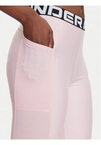Under Armour Legginsy HeatGear 1388693 Różowy Slim Fit. Kolor: różowy. Materiał: syntetyk