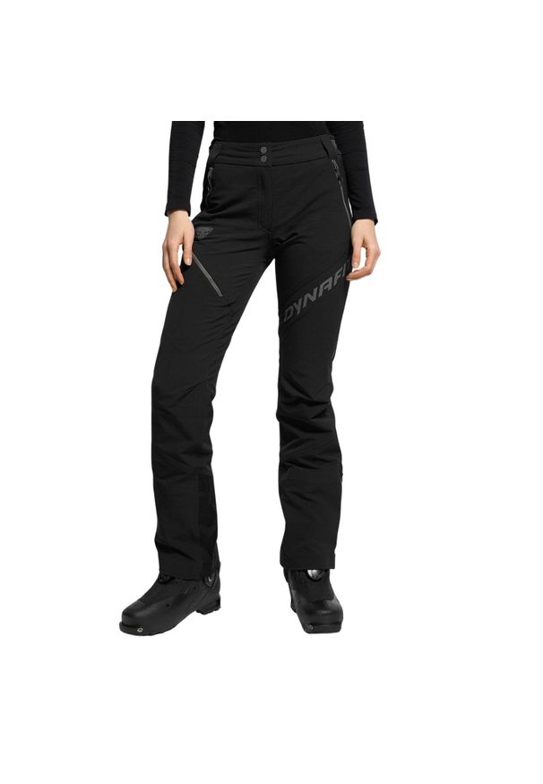Spodnie narciarskie damskie Dynafit Mercury 2 DST. Kolor: czarny. Materiał: poliester, poliamid, elastan. Sezon: zima. Sport: narciarstwo