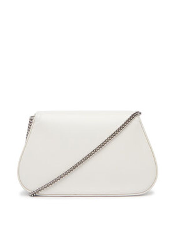 Calvin Klein Torebka Ck Curved Wallet On Chain LV04F1153G Biały. Kolor: biały. Materiał: skórzane